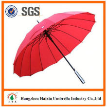 Top Quality 23'*8k Plastic Cover windproof promotional straight golf umbrella
